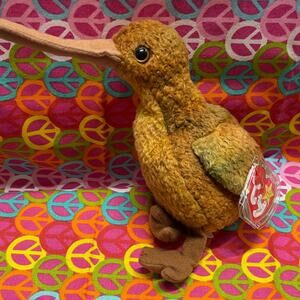 Ty Beanie Babies Beak The ty-dye Kiwi Bird (Retired)